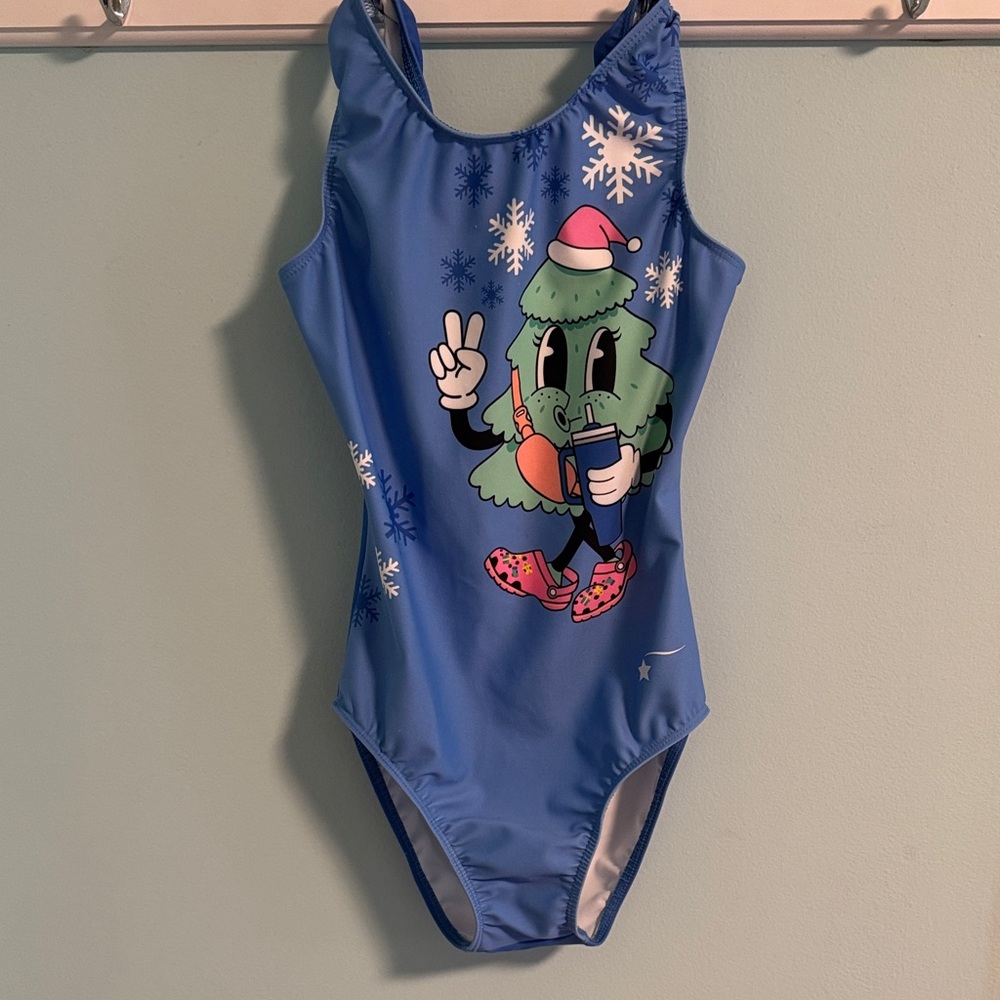 Destira Child’s XL Gymnastics Christmas Leotard